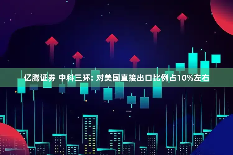 亿腾证券 中科三环: 对美国直接出口比例占10%左右